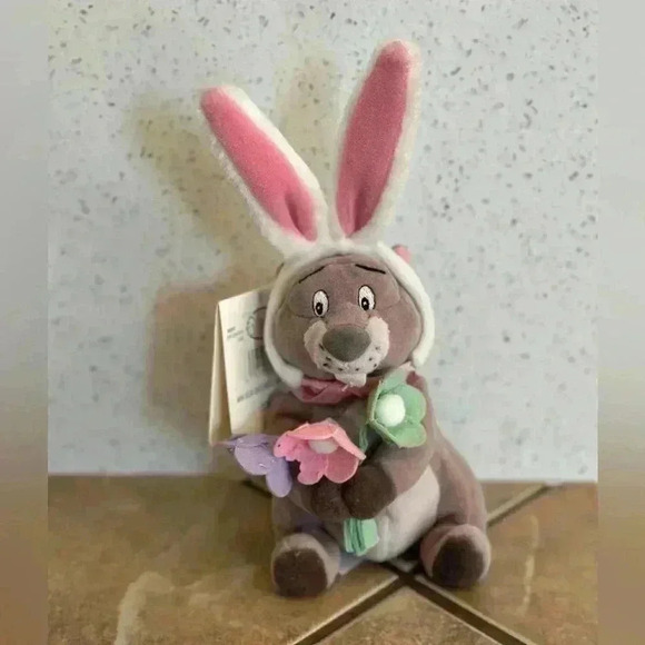 NWT Vintage Disney Easter Bunny Gopher Beanie - Picture 1 of 4